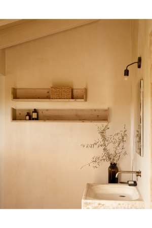 Solid Wood Wall Shelf | Decowood Ona | Oroa.com