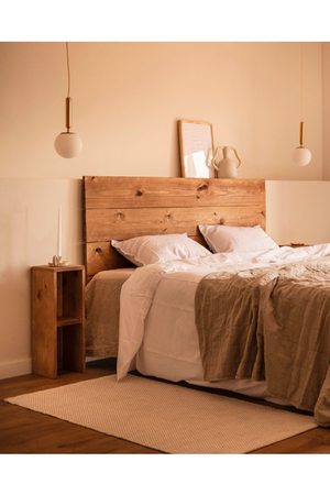 Fir Wood Bedside Table | Decowood Lina | Oroa.com