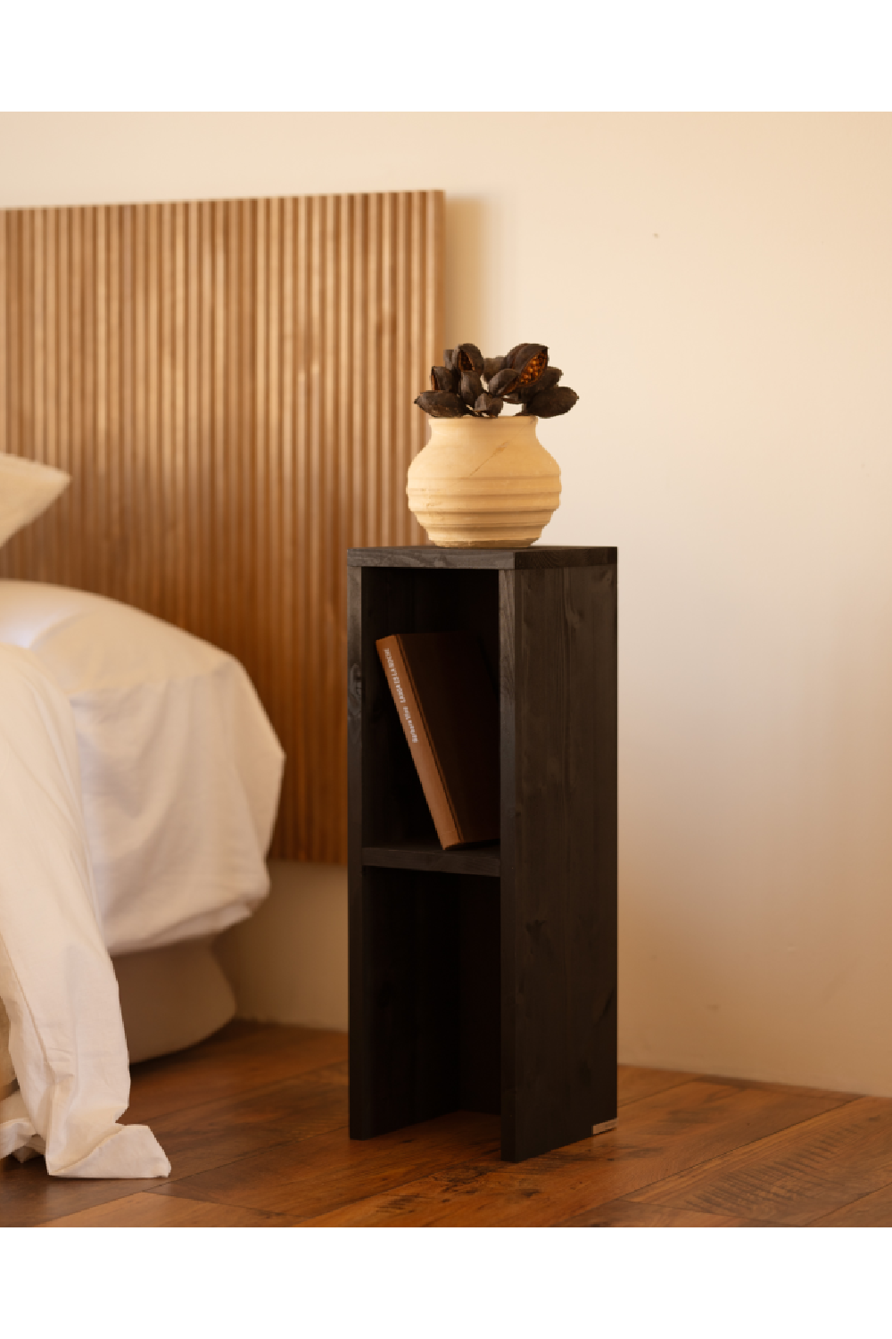 Fir Wood Bedside Table | Decowood Lina | Oroa.com