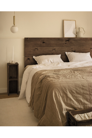 Fir Wood Bedside Table | Decowood Lina | Oroa.com