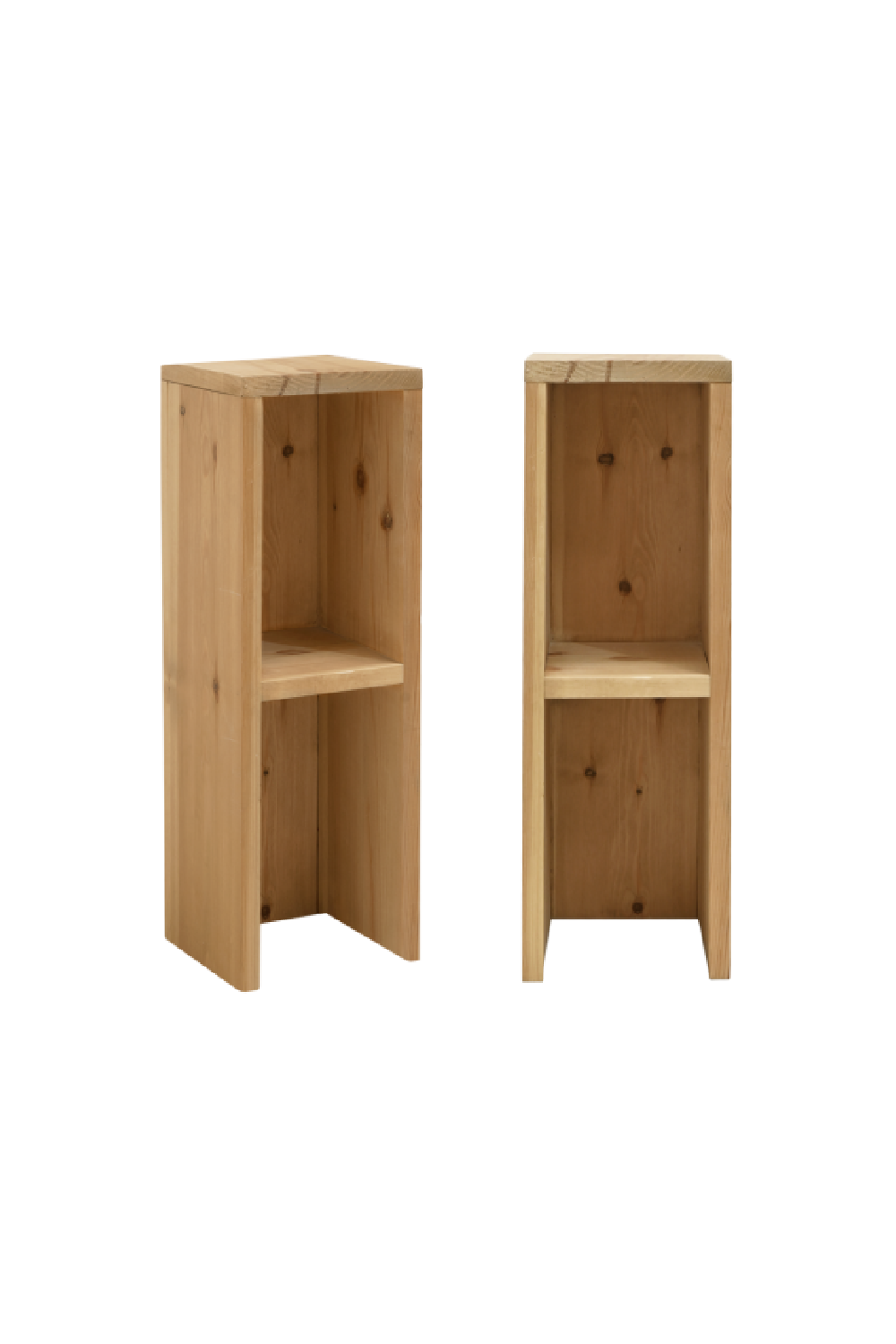 Fir Wood Bedside Table Set (2) | Decowood Lina | Oroa.com