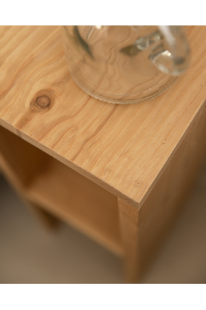 Fir Wood Bedside Table Set (2) | Decowood Lina | Oroa.com