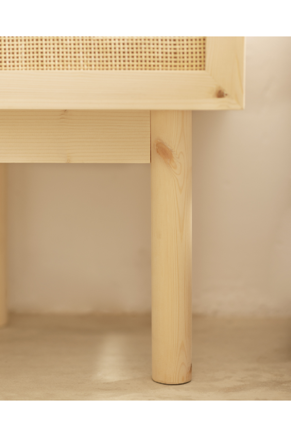 Rattan Drawer Bedside Table Set (2) | Decowood Frida | Oroa.com