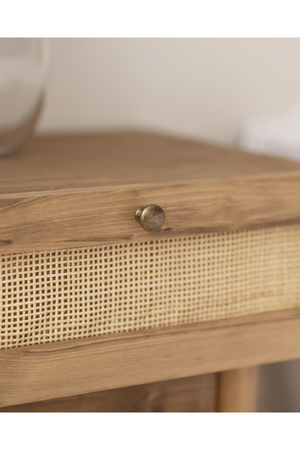Rattan Drawer Bedside Table Set (2) | Decowood Frida | Oroa.com