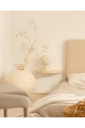 Semi-Circle Floating Bedside Tables (2) | Decowood Tokyo | Oroa.com