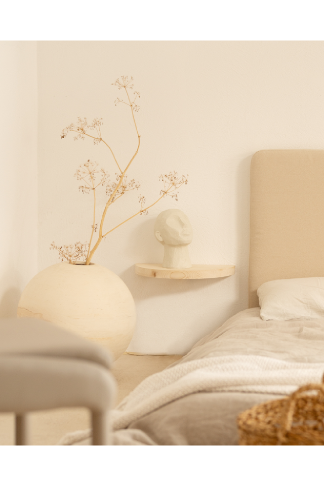 Semi-Circle Floating Bedside Tables (2) | Decowood Tokyo | Oroa.com