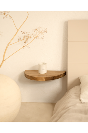 Semi-Circle Floating Bedside Tables (2) | Decowood Tokyo | Oroa.com