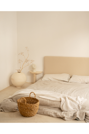 Semi-Circle Wooden Side Tables (2) | Decowood Tokyo | Oroa.com