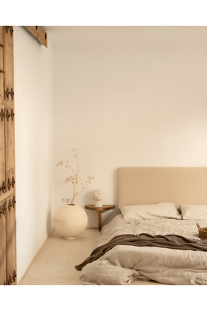 Semi-Circle Wooden Side Tables (2) | Decowood Tokyo | Oroa.com