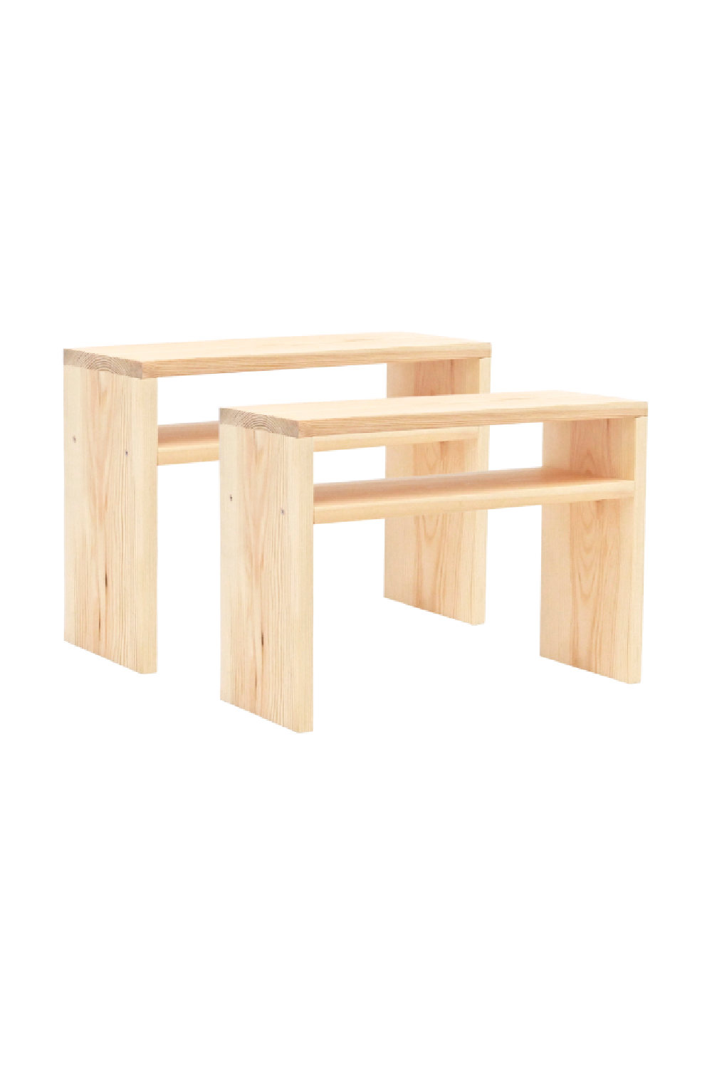 Undershelf Bedside Table Set (2) | Decowood Aura | Oroa.com