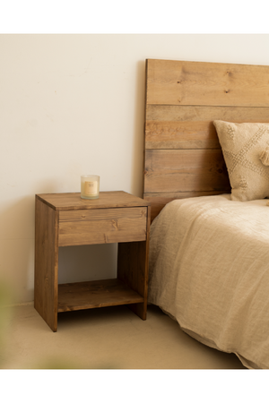 1-Drawer Wooden Bedside Tables (2) | Decowood Martina | Oroa.com