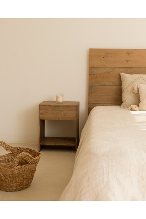 1-Drawer Wooden Bedside Tables (2) | Decowood Martina | Oroa.com