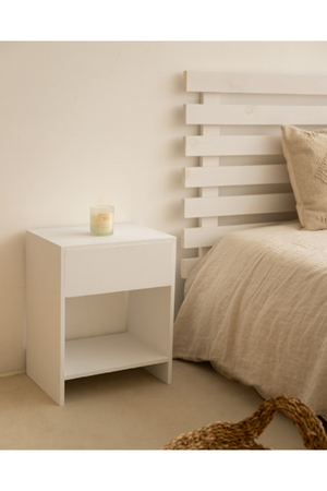 1-Drawer Wooden Bedside Tables (2) | Decowood Martina | Oroa.com