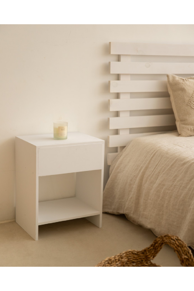 1-Drawer Wooden Bedside Tables (2) | Decowood Martina | Oroa.com