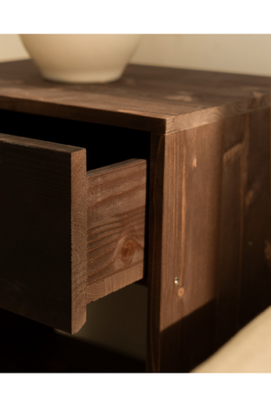 1-Drawer Wooden Bedside Tables (2) | Decowood Martina | Oroa.com