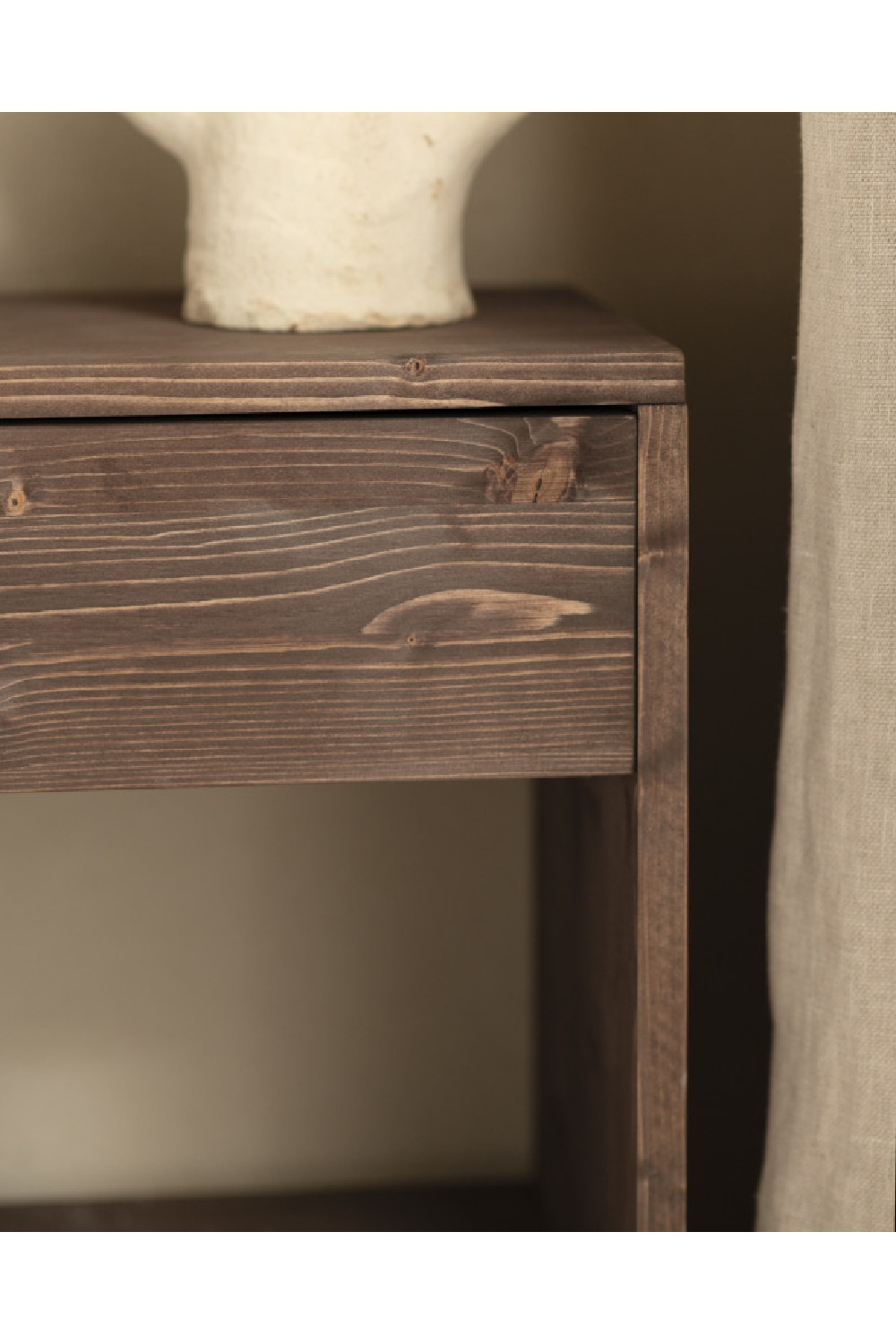 1-Drawer Wooden Bedside Tables (2) | Decowood Martina | Oroa.com