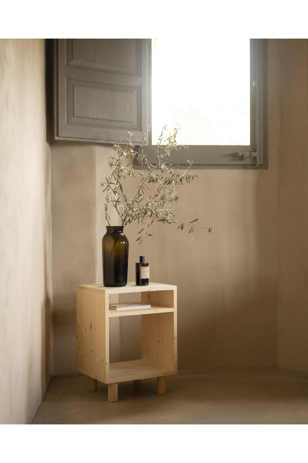 Minimalist Wooden Nightstands (2) | Decowood Hera | Oroa.com