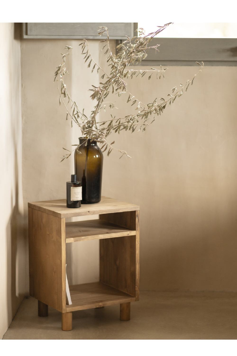 Minimalist Wooden Nightstands (2) | Decowood Hera | Oroa.com