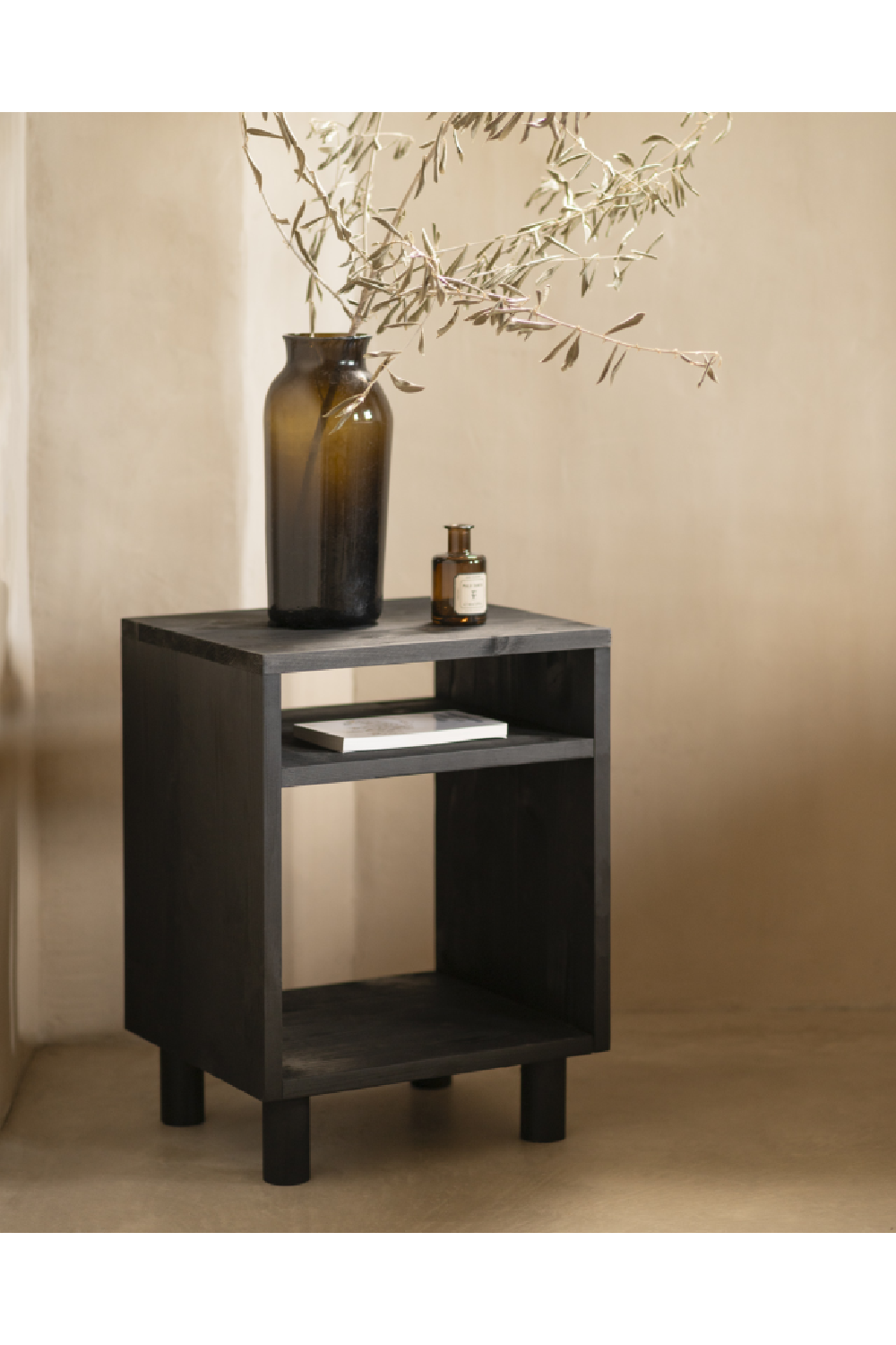 Minimalist Wooden Nightstands (2) | Decowood Hera | Oroa.com