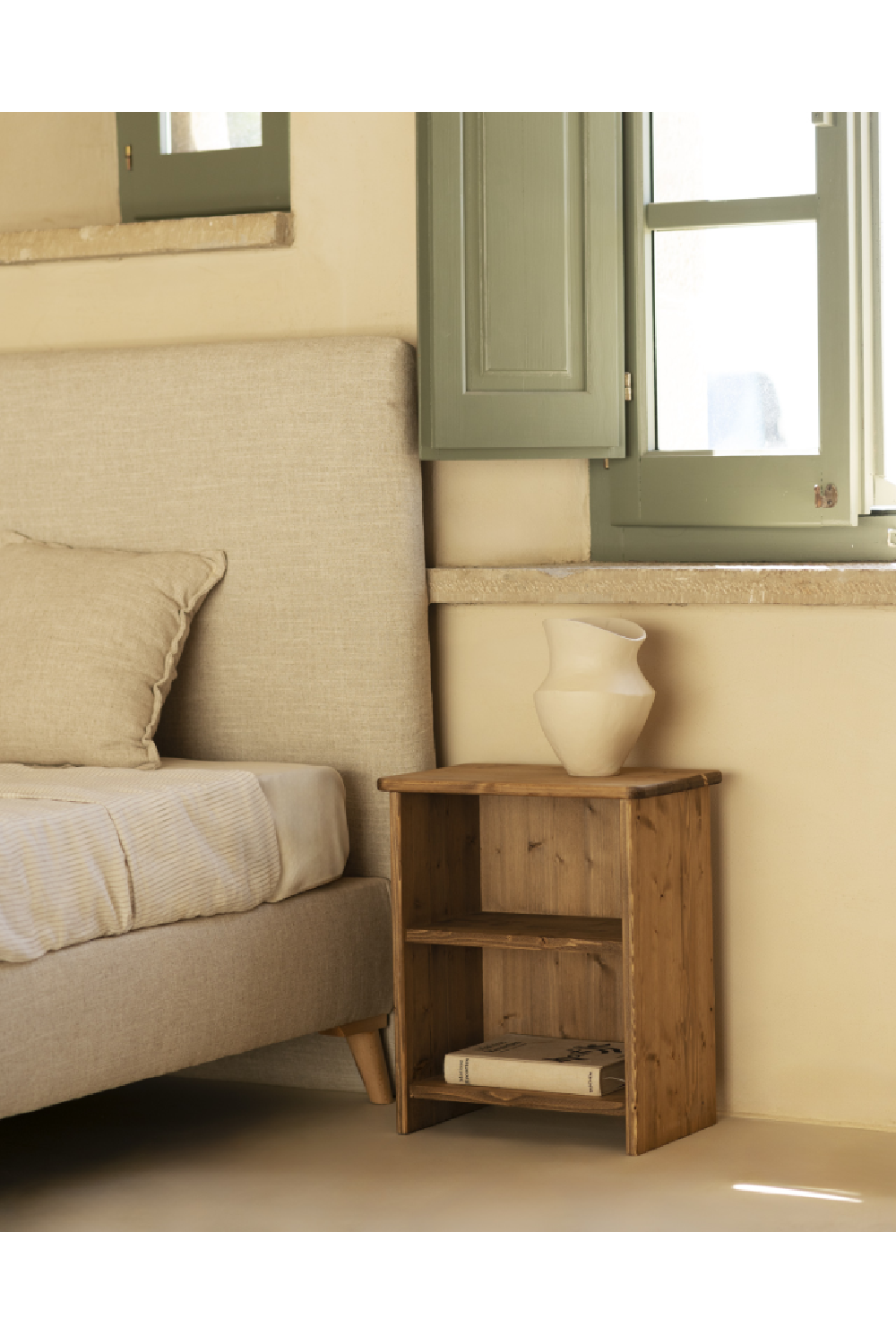 Wooden Open Compartment Nightstands (2) | Decowood Ion | Oroa.com