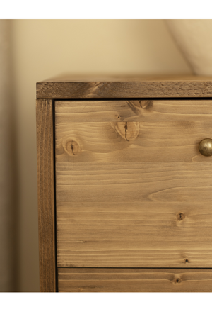 2-Drawer Wooden Nighstand Set (2) | Decowood Saura | Oroa.com