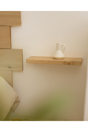 Solid Pine Floating Shelf Nightstands (2) | Decowood Hak | Oroa.com