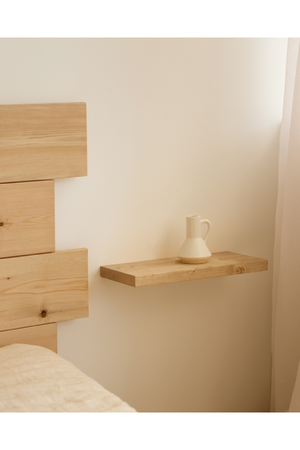 Solid Pine Floating Shelf Nightstands (2) | Decowood Hak | Oroa.com
