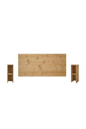 Wooden Headboard and Bedside Table | Decowood Flandes + Lina | Oroa.com