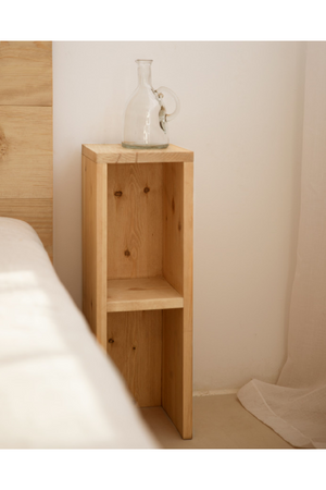Wooden Headboard and Bedside Table | Decowood Flandes + Lina | Oroa.com