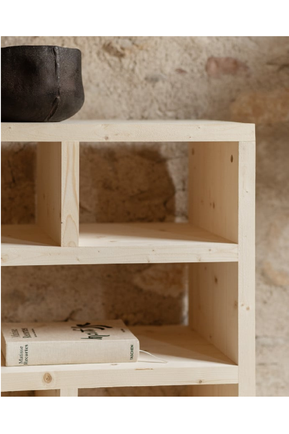 Solid Wood Low Bookshelf | Decowood Rose  | OROA.com