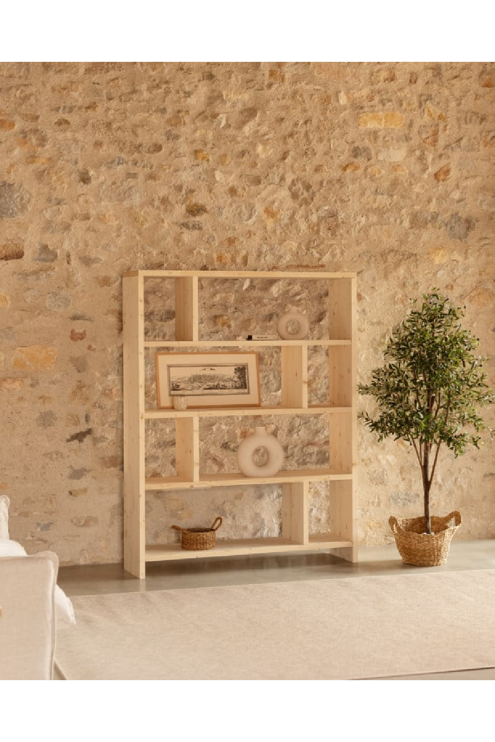 Solid Wood Bookcase | Decowood Rose | Oroa.com