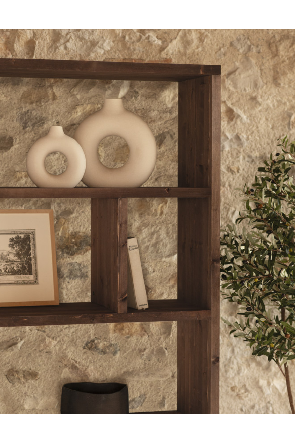 Solid Wood Bookcase | Decowood Rose | Oroa.com