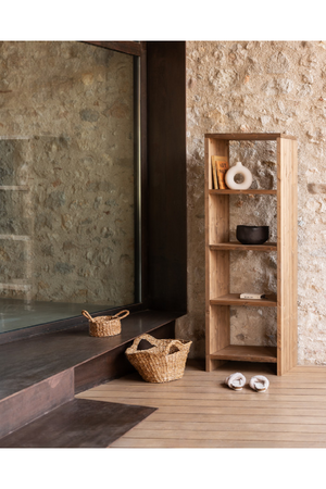 Solid Wood 4-Layer Bookcase | Decowood Rose | Oroa.com