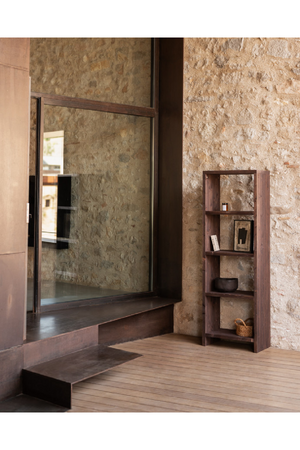 Solid Wood 4-Layer Bookcase | Decowood Rose | Oroa.com