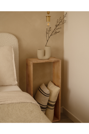 Minimalist Wooden Side Shelf | Decowood Saura | OROA.com