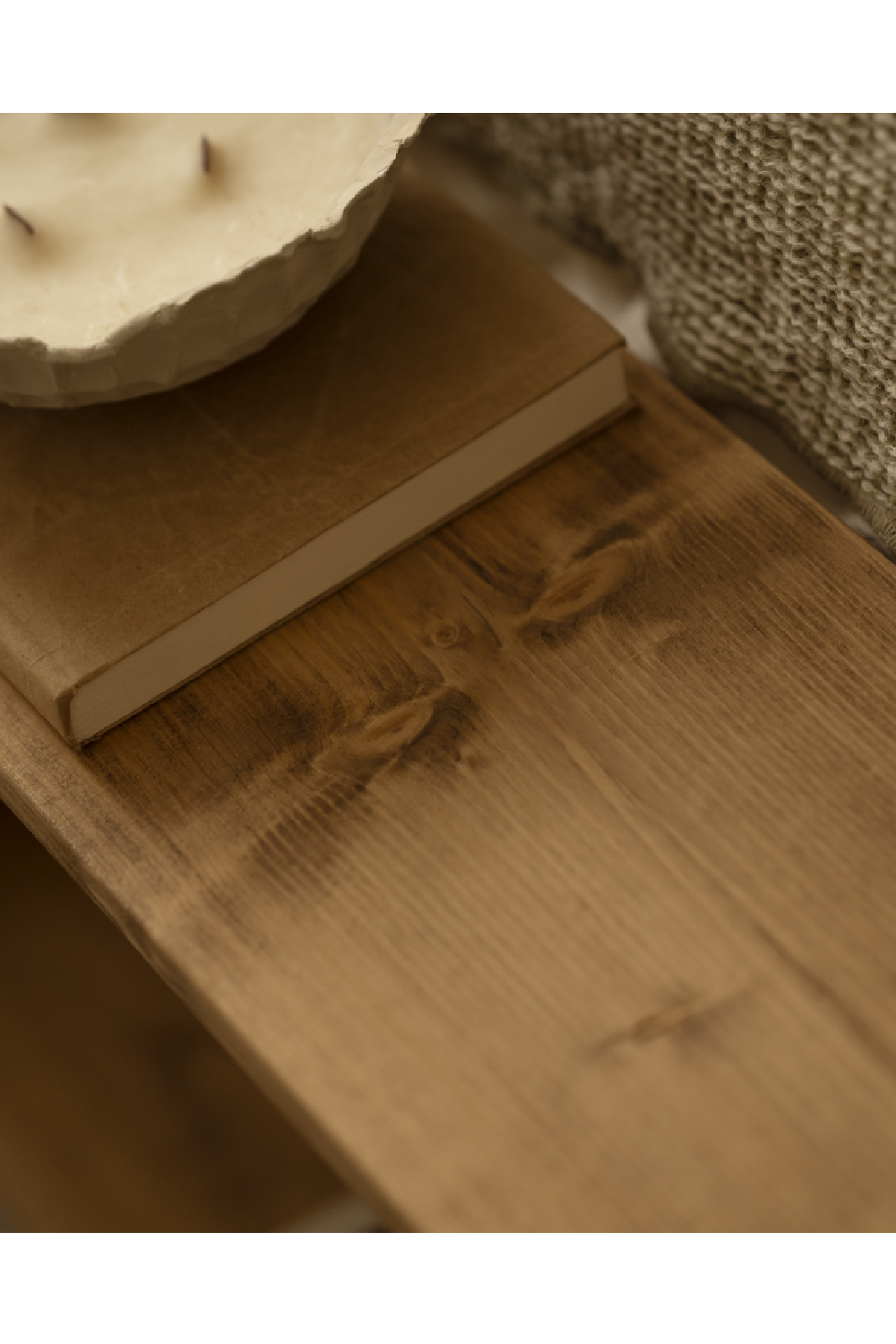 Minimalist Wooden Side Shelf | Decowood Saura | OROA.com