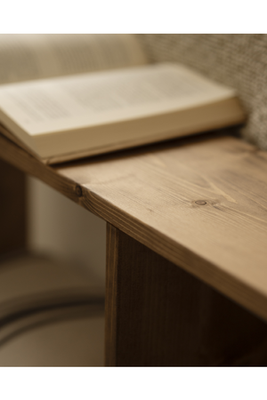 Minimalist Wooden Side Shelf | Decowood Saura | OROA.com