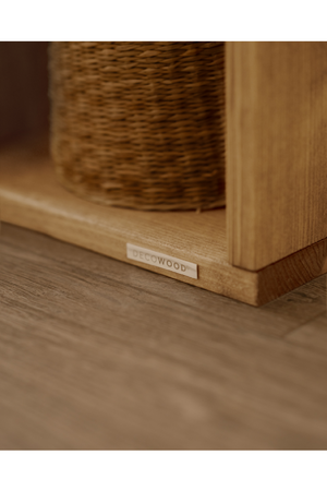 Minimalist Wooden Side Shelf | Decowood Saura | OROA.com