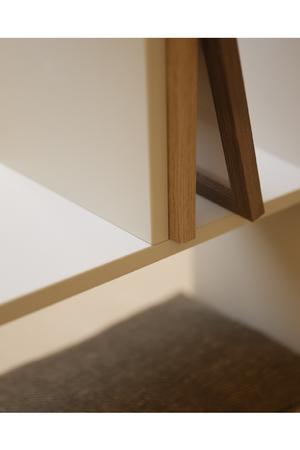 Minimalist Wooden Side Shelf | Decowood Saura | OROA.com