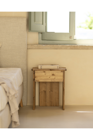 Minimalist 1-Drawer Nightstand | Decowood Sigrid | Oroa.com