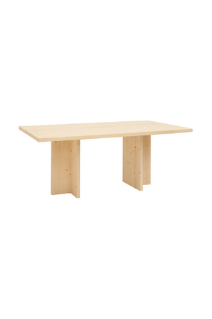 Rectangular Solid Wood Dining Table | Decowood Tena | Oroa.com