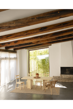 Rectangular Solid Wood Dining Table | Decowood Tena | Oroa.com