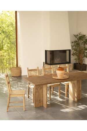 Rectangular Solid Wood Dining Table | Decowood Tena | Oroa.com