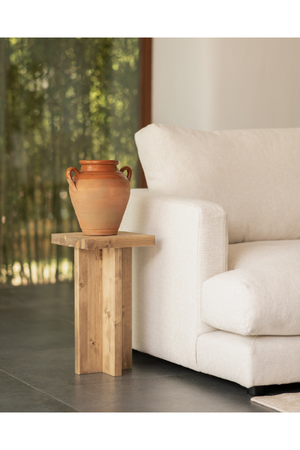 Square Solid Wood Side Table | Decowood Tena | Oroa.com