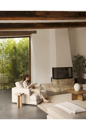 Square Solid Wood Side Table | Decowood Tena | Oroa.com