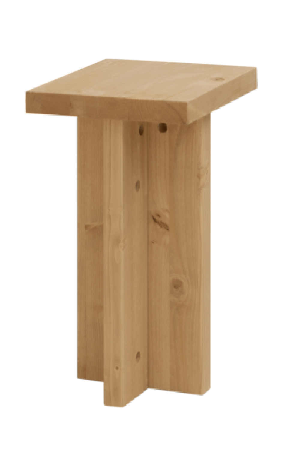 Square Solid Wood Side Table | Decowood Tena | Oroa.com