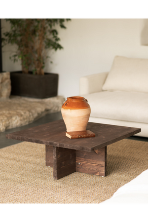 Square Solid Wood Coffee Table | Decowood Tena | Oroa.com