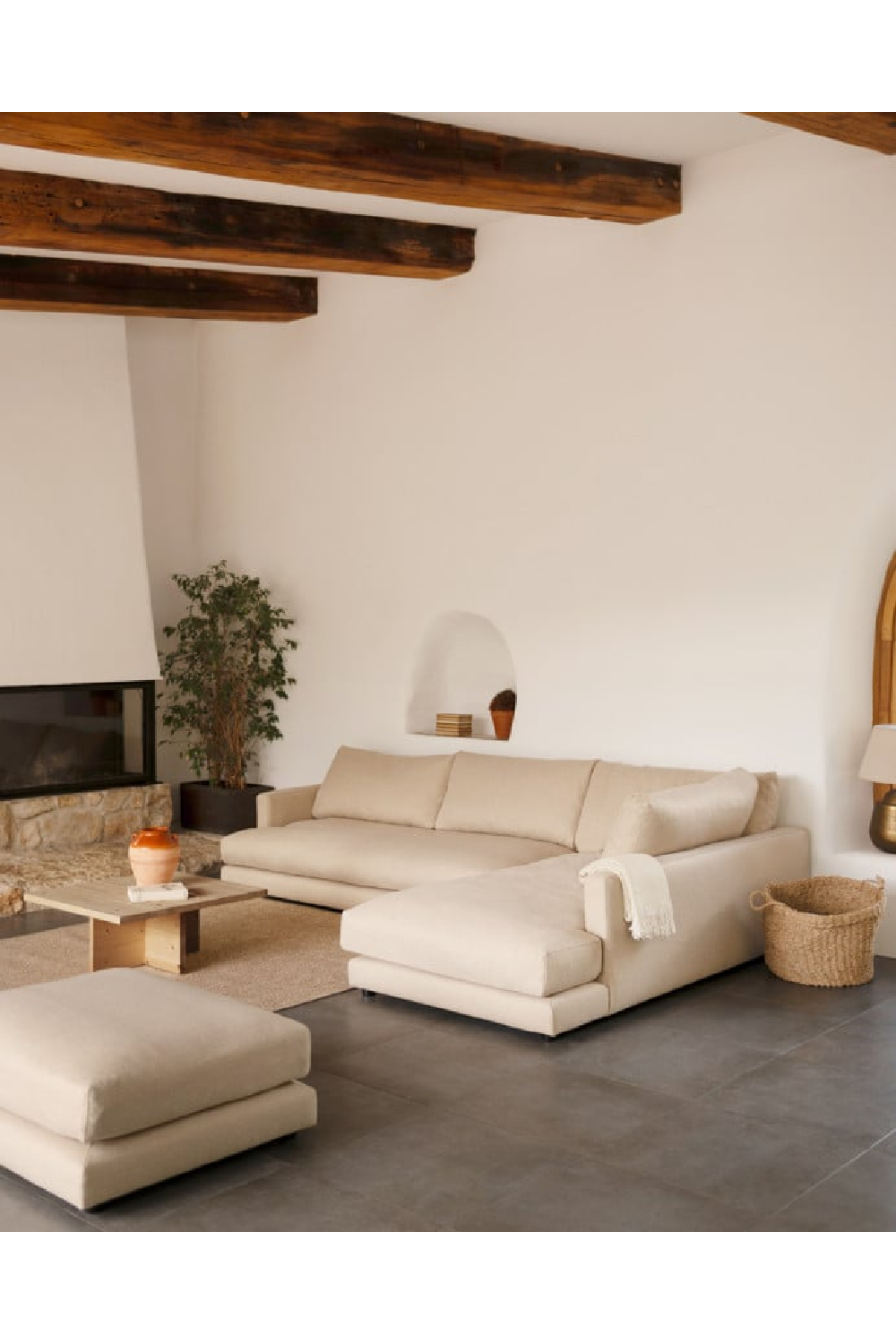 Square Solid Wood Coffee Table | Decowood Tena | Oroa.com