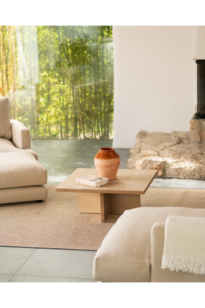 Square Solid Wood Coffee Table | Decowood Tena | Oroa.com