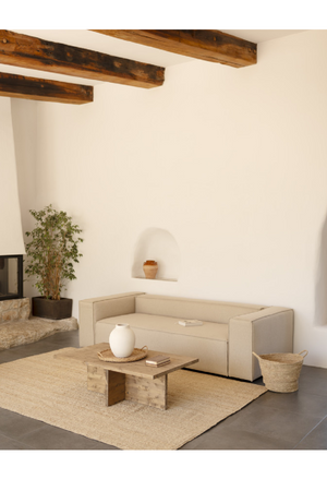 Rectangular Solid Wood Coffee Table | Decowood Tena | Oroa.com